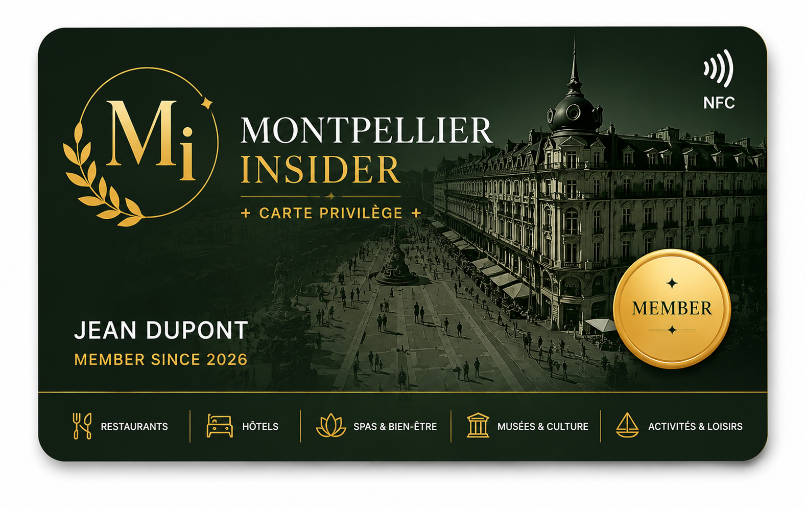 Carte INDIVIDUELLE Montpellier Insider